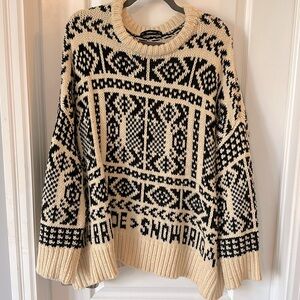 Rare Zara Snow Brigade Knit